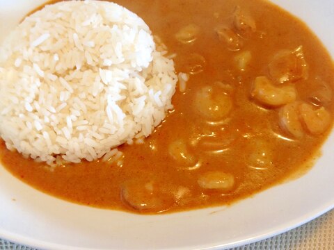 缶詰で！！簡単、タイ風海老カレー